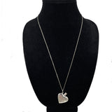 Vintage Sterling Silver Heart Perfume Bottle Necklace by LEX