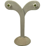 Sterling Silver Peridot Stud Earrings