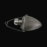 Vintage Sterling Silver Fluted Perfume Scent Bottle