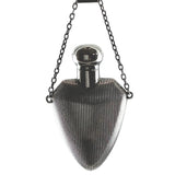 Vintage Sterling Silver Fluted Perfume Scent Bottle