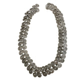 Sterling Silver Spiral Coils Necklace & Bracelet Set