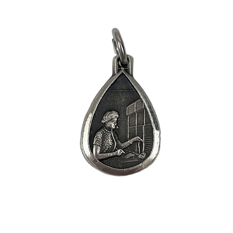 Balfour Sterling Silver Charm Telephone Operator