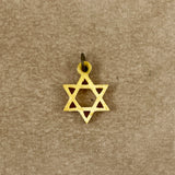 Antique Bone Star of David Charm