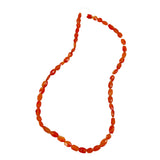 Faceted Carnelian Orange Beads