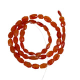 Faceted Carnelian Orange Beads