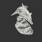 Swarovski Crystal Dolphin on Wave Figurine Signed