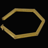 Tory Burch Hex-Logo Hinged Bracelet Bangle Gold