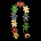 Enamel Teddy Bear Slider Bracelet