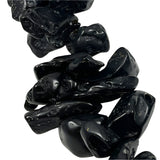 Black Tektite Nugget Beads