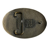 State of Texas Seal Brass Belt Buckle by Tommy Lama