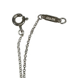Sterling Silver Tiffany & Co Double Heart Tag Necklace
