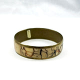 Tiger Coral Bangle Bracelet Vintage