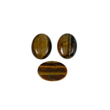 Tiger's Eye Oval Gemstone Cabochons 25mm
