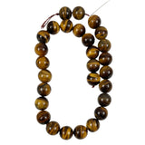 Large Tiger's Eye Gemstone Round Beads 14 & 16mm