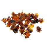Topaz Glass Flower Beads with Wire 
