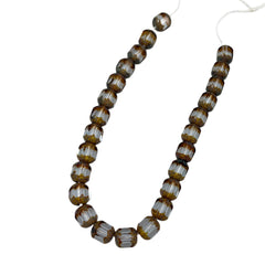 Topaz cathedral beads Vintage