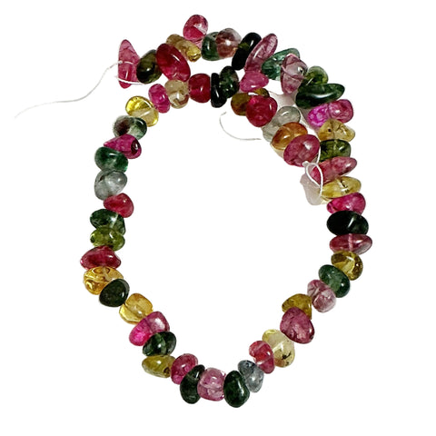 Multicolored Tourmaline Gemstone Beads