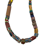 Antique African Trade Bead Mixed Colorful Necklace