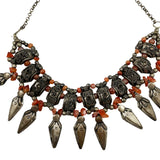 Tibetan Tribal Carnelian Collar Necklace