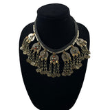 Afghan Middle Eastern Tribal Coin Necklace
