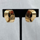 Trifari Gold Vintage 1950's Earrings 