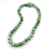 Turquoise Round Beads Vintage 10-11mm