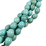 Turquoise Barrel Beads 14mm