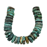 Genuine Turquoise Heishi Beads 18mm Vintage
