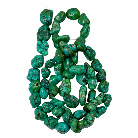 Turquoise Polished Nugget Beads