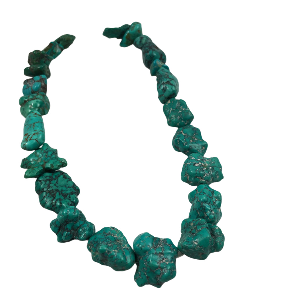 Genuine Turquoise Large Polished Nugget Beads