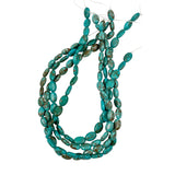Turquoise Polished Oval Beads 13 x 9mm