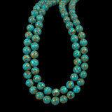 Turquoise Howlite (Magnesite) 10mm Beads