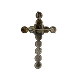 Sterling Silver & Turquoise Cross Pendant and Brooch Vintage Navajo