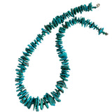Vintage Turquoise Nugget & Sterling Necklace