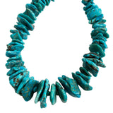 Vintage Turquoise Nugget & Sterling Necklace