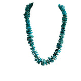 Vintage Turquoise Nugget & Sterling Necklace