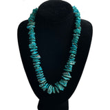Vintage Turquoise Nugget & Sterling Necklace