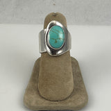 Turquoise and Sterling Silver Mexican Ring Size: 7 Signed