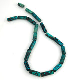 Natural Turquoise Tube Beads