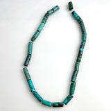 Vintage Natural Turquoise Tube Beads 