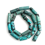 Natural Turquoise Tube Beads 