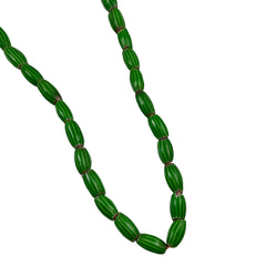 Green Watermelon African Trade Beads Necklace Venetian