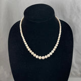 Graduated Coral 14Kt Gold Clasp Light Pink