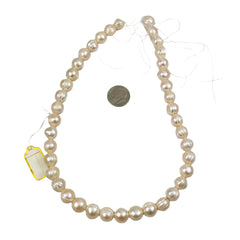 Champagne Freshwater Round Pearls 10mm