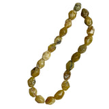Natural Yellow Green Opal Faceted Oval 18mm Bead Strands