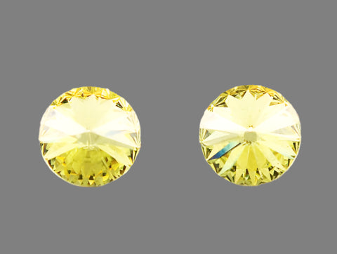 Swarovski Jonquil 1122 Rivolis 18mm - Gold Foil 