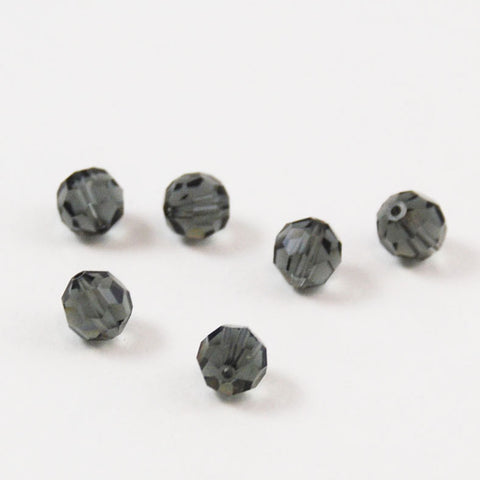 Swarovski 7mm Morion Crystal Beads 199