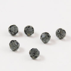 Swarovski 7mm Morion Crystal Beads 199 - 12