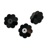 Back of Swarovski 3700 Jet Margaritas Black Austrian 14mm