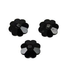 Swarovski 3700 Jet Margaritas Black Austrian 14mm Custom